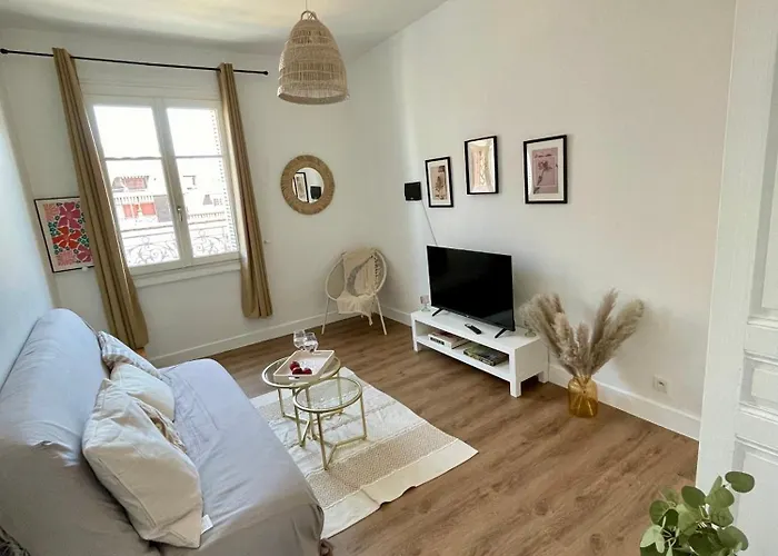 Apartmán T2 Cosy Hypercentre 3mn De La